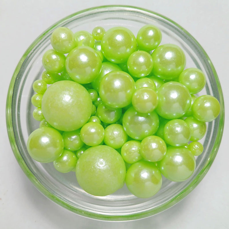 Cake Sprinkles Emerald Green Bubbles