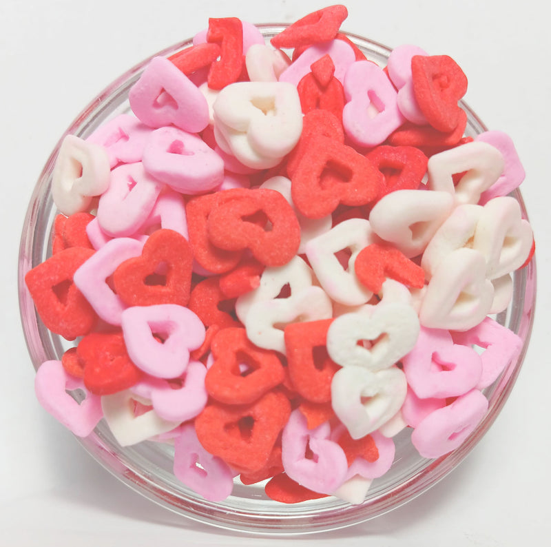 Cake Sprinkles Love Hearts