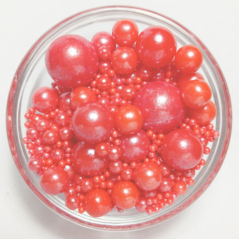 Cake Sprinkles Dusty Rose Love Bubbles