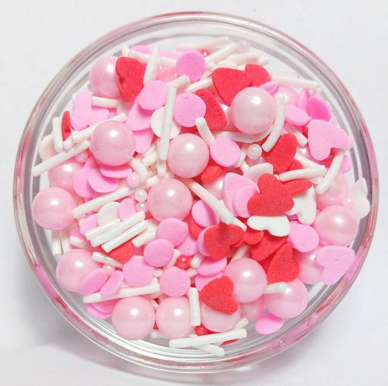 Cake Sprinkles Pink and In Love