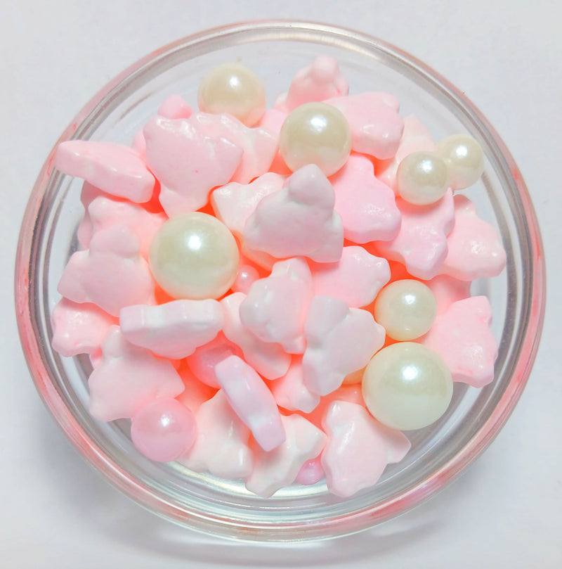 Cake Sprinkles Pink Baby Bubbles