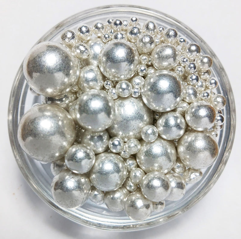 Cake Sprinkles Silver Moon Bubbles