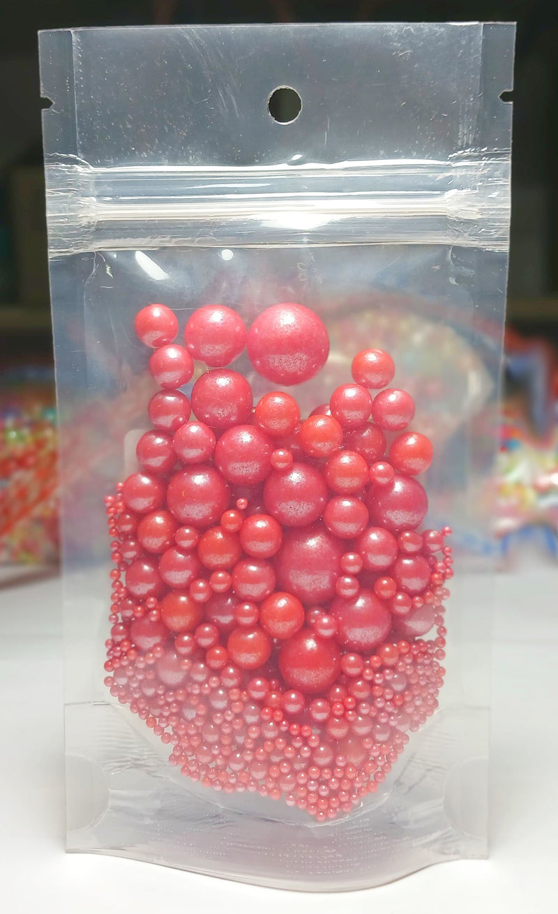 Cake Sprinkles Dusty Rose Love Bubbles