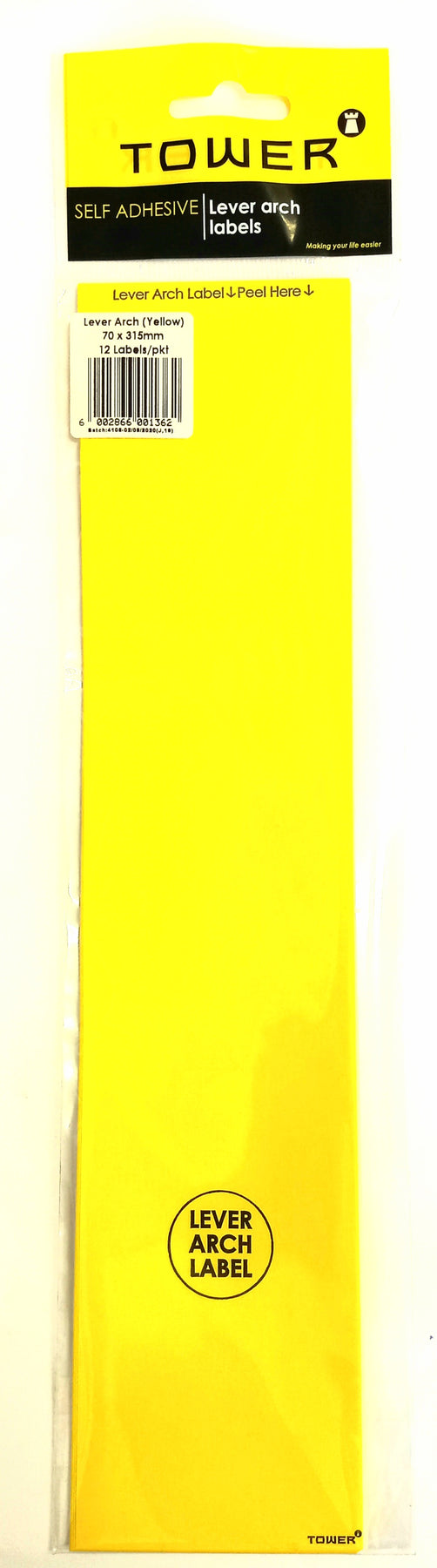 Self Adhesive Lever Arch File Labels MissMossies