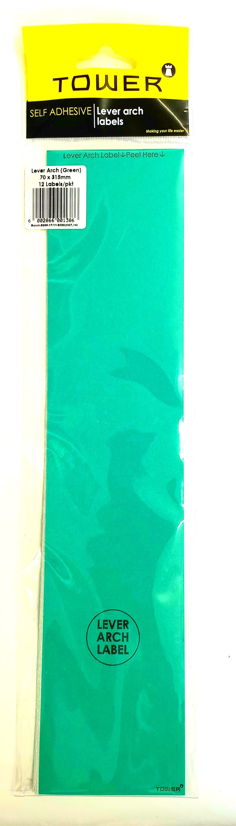 Self Adhesive Lever Arch File Labels MissMossies