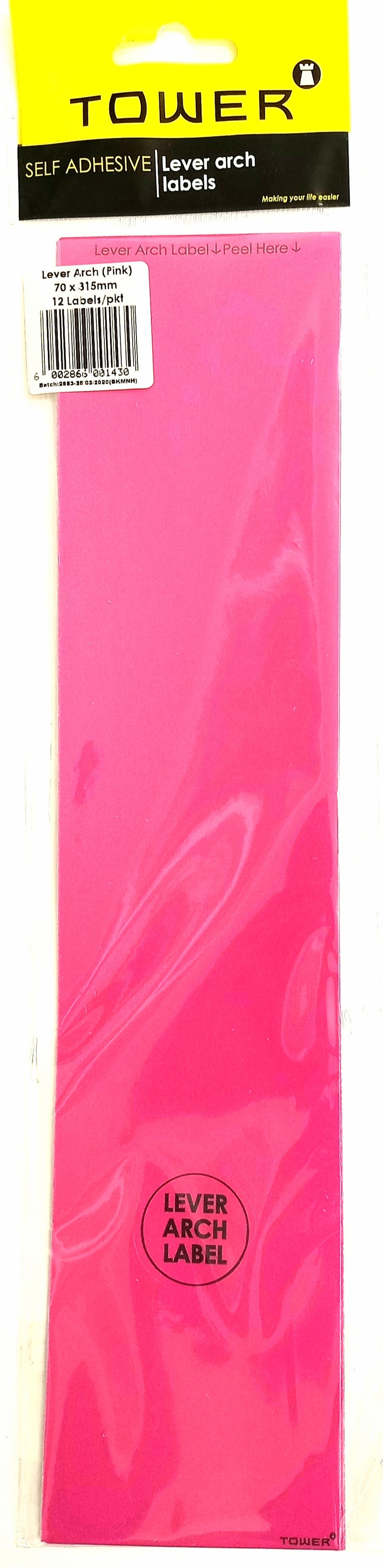 Self Adhesive Lever Arch File Labels MissMossies